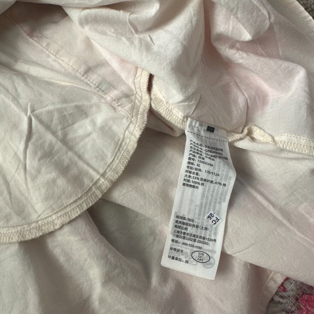NEW abercrombie puff strap pink mini dress 🤍 xl - Picture 11 of 14